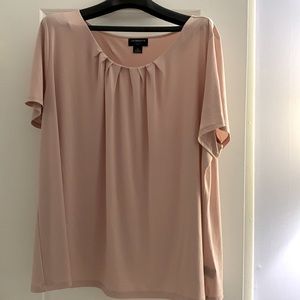 Liz Claiborne career woman plus size 3xl short sleeve blouse